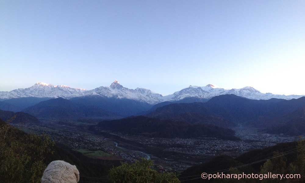 Annapurnas and Fishtail Mountain views from Sarangkot, Pokhara